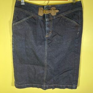 Lauren Jean Co Premium Pencil Denim Skirt size 6
